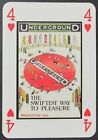 Underground Poster Art Swiftest Way to Pleasure Single Swap Wide Playing Card 