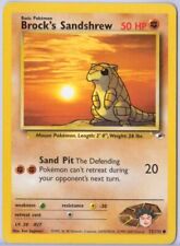 Brock's Sandshrew - 72/132 - Common - Unlimited - Gym Heroes - Pokémon