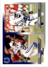 2005 Topps Total Jason David/Nick Harper Football Cards #113
