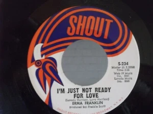 Erma Franklin,Shout 234"I'm Just Not Ready For Love"US,7"45,1968 Northern Soul,M - Picture 1 of 2