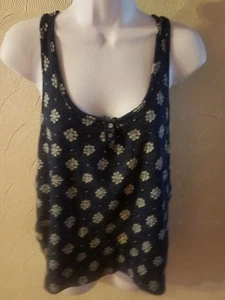 Para mujer Abercrombie & Fitch.  Camiseta sin mangas de verano. Talla M. Blanco, azul. Venta al por menor $ 48 - Imagen 1 de 3