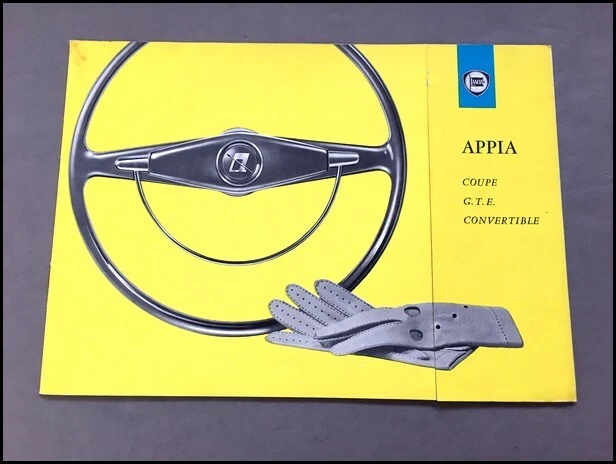 1959 1960 1961 1962 Lancia Appia Vintage Sales Brochure Catalog Zagato Vignale Foto 1 de 4