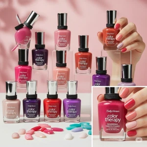 Sally Hansen Color Therapy Argan Oil Nail Varnish/Polish - 14.7ml - Clearance - Picture 1 of 5