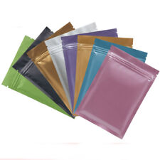 6 Colors Flat Aluminum Mylar Foil Seal Bags Cosmetics Powder Food Pouches