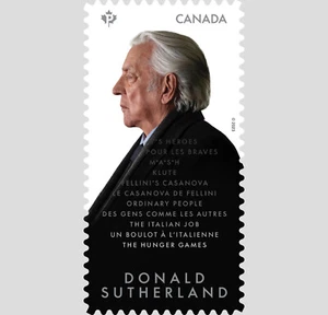 Canada stamps - Donald Sutherland booklet of 10 stamps - Picture 1 of 4