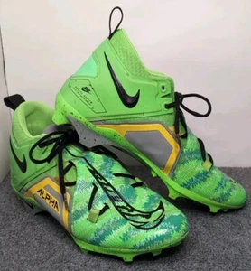 Nike Alpha Menace Pro 3 Razor Sharp Cuts Green Strike Black FB8442-303 Men's 13 - Picture 1 of 7