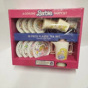Vintage 1983, A Genuine Barbie Party Set, Tea Party Set, NEW, read Description - Picture 1 of 17
