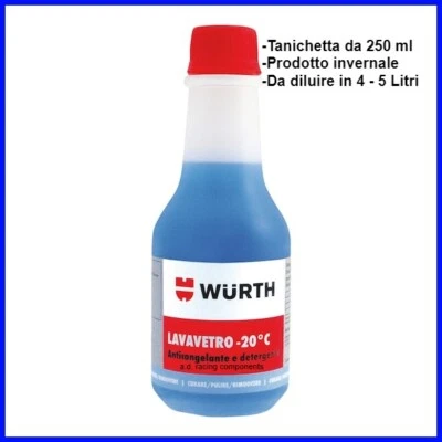 Detergente pulizia liquido lavavetri antigelo invernale per auto concentrato -20 - Bild 1 von 2