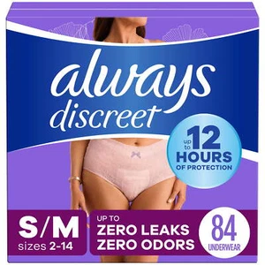 Adult Incontinence Underwear for Women and Postpartum Underwear S/M 84 CT Soft - Picture 1 of 5