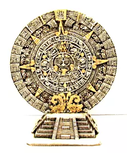 Maya Aztekischer Kalender Haab Chichen Itza Kukulkan Pyramide 10 1/2" - Bild 1 von 6