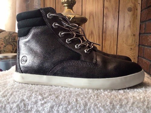 Stivali da donna Timberland Ortholite Dause 8 5 in pelle nera antracite A1QIV