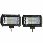 Car LED Work Light Bar 5in 168W Flood Driving Lamp 2Pcs For Truck Boat Offroad Fiat Bravo