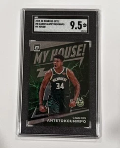 Donruss Optic #5 2019-20 ¡Mi casa! Giannis Antetokounmpo SGC 9,5 - Imagen 1 de 3