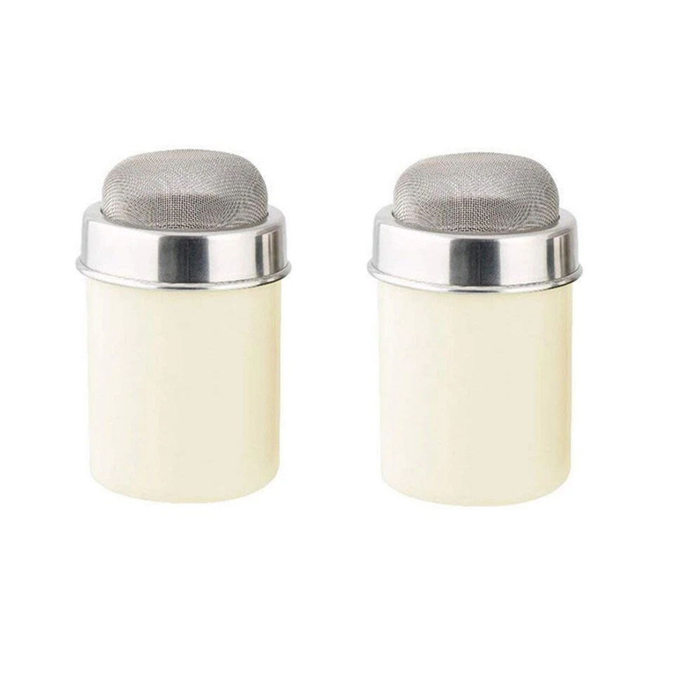 FACKELMANN S/S Coctelera Dispensadora de Red Ø5,5 cm x 10 cm ¡Juego de 2 Crema/Plata! Foto 1 de 2