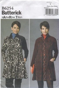 Butterick Sewing Pattern 6254 EASY Coat Dress Katherine Tilton Size 16 - 26 New - Picture 1 of 13