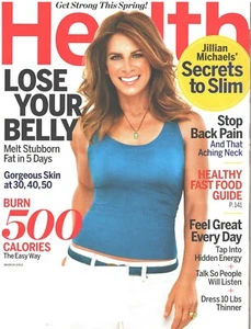 HEALTH Magazine March 2012 Jillian Michaels Lose Your Belly Fast Food Guide - Picture 1 of 1