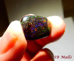 8.2 Cts. HONDURAS BLACK MATRIX HONDURAN OPAL CABOCHON LOT 2424d - Picture 1 of 4
