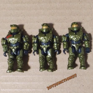 3PCS Mega Bloks Halo Red Team Spartan Alice Douglas Building Minifigures - Picture 1 of 4