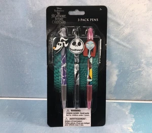 The Nightmare Before Christmas Pen Set, 1 Pack, 3 Pens, Disney, Tim Burton - Picture 1 of 6