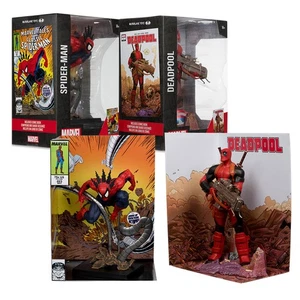 Spider-Man and Deadpool (Marvel) 1:6th Scale McFarlane Collectible Figures - Picture 1 of 8