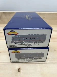 Set locomotive diesel Athearn Genesis G22625 HO Chicago F3A/F3B #9961A 9961B - Foto 1 di 4