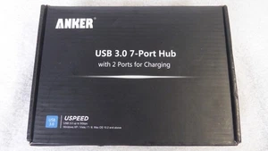 Anker 7 Port Data Charging Hub USB 3.0 7 Ports and 2 PowerIQ Powered - Picture 1 of 8