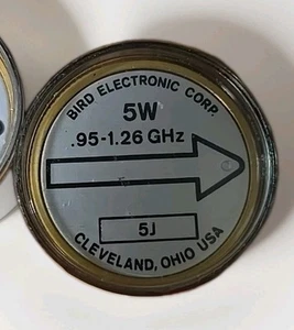 Bird 43 Thruline WattMeter Element 5J 950-1260MHz 5W .95 1.26 GHZ - Zdjęcie 1 z 2