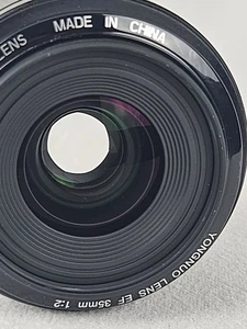 Lente Yongnuo YN 35 mm f/2 para Canon EF Mount AF/MF Prime Gran Angular EOS Digital - Imagen 1 de 7