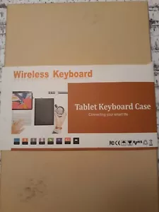 For Apple iPad 6/5, Air 1/2 9.7" ,Pro 2017 Wireless Keyboard & Tablet Case Stand - Picture 1 of 4