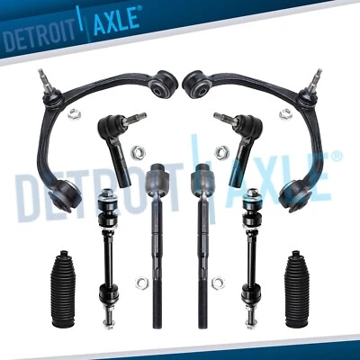 Front Upper Control Arms + Sway Bar + Tie Rods for 2005-2010 Dodge Dakota Raider - Image 1 of 4