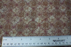 Cotton - Cotton Blend Fabric - Judy Hand Screen Print - 3 yards - Picture 1 of 4