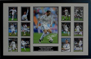 NEW CRISTIANO RONALDO SIGNED LIMITED EDITION FRAMED MEMORABILIA - Picture 1 of 1