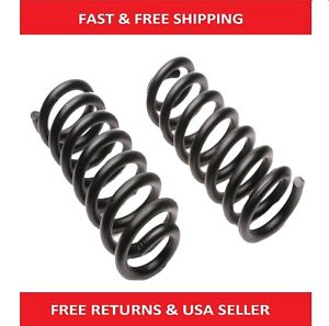 2 Coil Springs MOOG Front Replace Chevy GMC OEM # 328096 Constant Rate