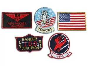 Pete Mitchell Maverick Top Gun Movie TOMCAT COSTUME US NAVY SQUADRON set - Picture 1 of 1