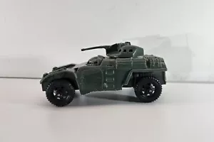 Vintage US Armored Car Cold War Era Tank Toy Action Figure Tank Plastic Co IL - Picture 1 of 8