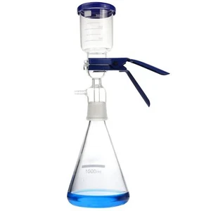 Lab Vacuum Filtration Distillation Apparatus Glass Suction Filter Funnel 1000ml - Picture 1 of 12