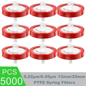 5000pcs PTFE Membrane Syringe Filters 13/25mm 0.22/0.45um Filtration Non-sterile - Bild 1 von 26