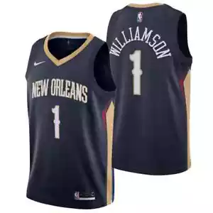 NUOVA ETICHETTA NBA RETRO NIKE AIR DRY FIT WILLIAMS TOP JERSEY BASKET NEW ORLEANS XL - Foto 1 di 11