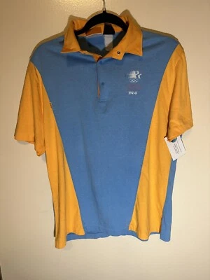 VTG Levis 1984 Olympic Games Official Staff Uniform Los Angeles Polo Shirt Sz. M - Image 1 of 4