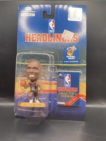 1997 Corinthian Headliners Sealed-Jamal Mashburn Miami Heat Figure NIP Cover