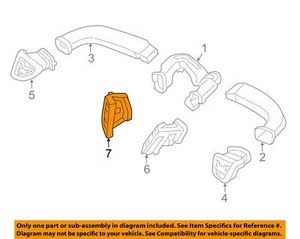 Duct Assembly CTR Air Vent LH GENUINE HYUNDAI 974102V0004X 2012-2017 Veloster - Picture 1 of 2