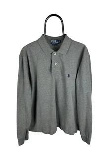 Vintage Ralph Lauren Polo Shirt Mens Size Large Custom Fit Long Sleeve - Picture 1 of 6