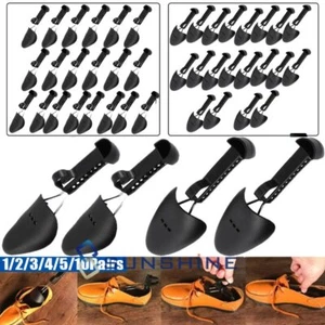 Women Men Adjustable Form Plastic Shoe Tree Shaper Keeper Boot Shoe Stretcher - Picture 1 of 21