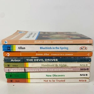 8 Lot Mills Boon Romance Books Jeanne Allan Heather Allison Jane Arbor...... - Picture 1 of 9