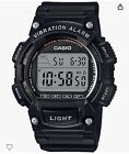 New Casio Men Digital Illuminator Quartz Resin Vibration Alarm Watchw-736H-1Avcf
