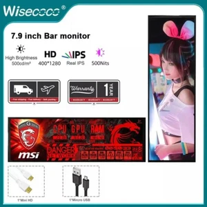 7.9 inch 400*1280 HDMI IPS Secondary Screen Display Monitor for Aida64 CPU GPU - Picture 1 of 13