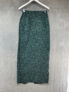 Loralie Women's Size 12 Green Floral Long Skirt/Top Combo EUC - Picture 1 of 9
