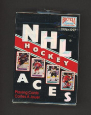 1996-97 Bicycle NHL Hockey Aces Playing Cards (55) Sealed