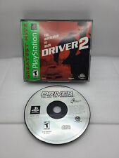 Driver and Driver 2 (Sony Playstation) PS1 Black Label Greatest Hits