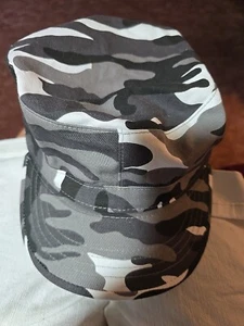 Camouflage Gray & Black Baseball Cap Hunting,Fishing - Picture 1 of 3